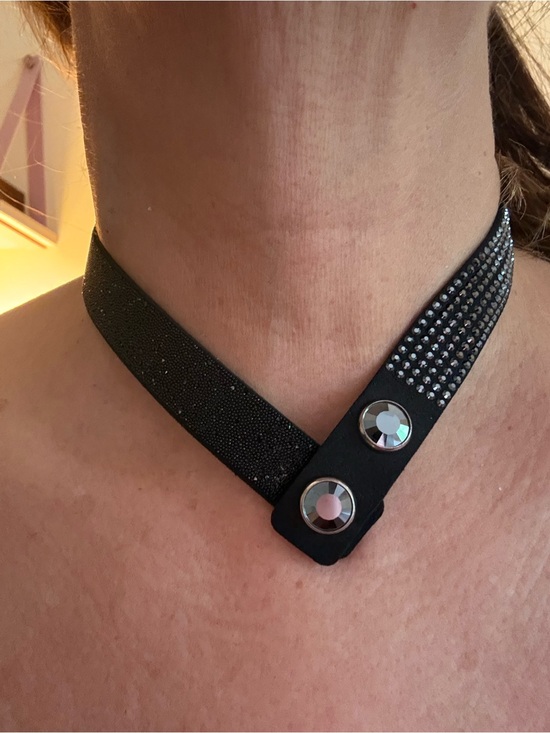Swarovski Black Crystal Wrap Belt main image 4